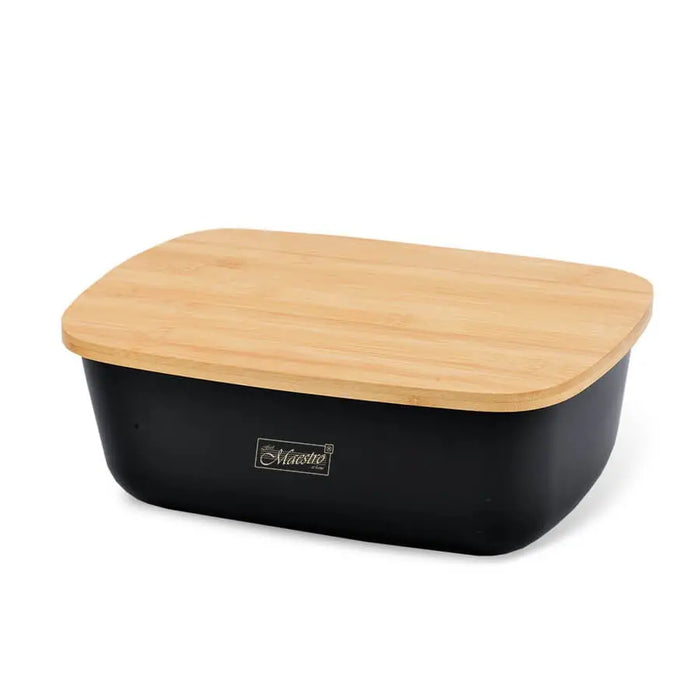 MAESTRO breadbox MR-1776-BLACK - Food containers (made of metal)AGD-PNM<<<Home Appliance - ProductsAGD<<<ActionPL