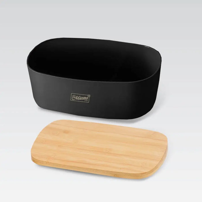 MAESTRO breadbox MR-1776-BLACK - Food containers (made of metal)AGD-PNM<<<Home Appliance - ProductsAGD<<<ActionPL
