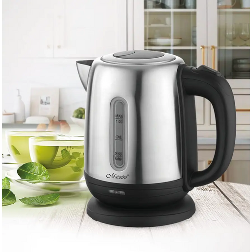 MAESTRO MR-027 electric kettle 1.2 L 1630 W Steel Black - Electric kettlesAGD-CZE<<<Home Appliance