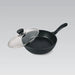 Maestro MR-1205-28 Frying pan with lid 28 cm black - Non-electric pots / pansAGD-GAR<<<Home Appliance