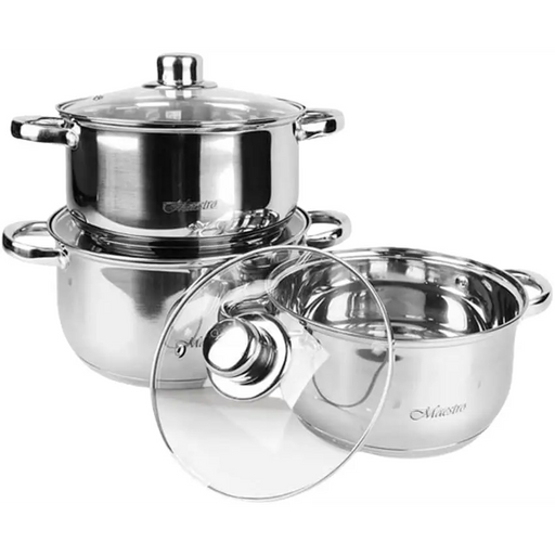 MAESTRO MR-2020-6M Cookware set 6 pieces - Non-electric pots / pansAGD-GAR<<<Home Appliance - ProductsAGD<<<ActionPL