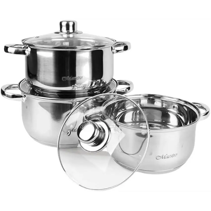 MAESTRO MR-2020-6M Cookware set 6 pieces - Non-electric pots / pansAGD-GAR<<<Home Appliance - ProductsAGD<<<ActionPL