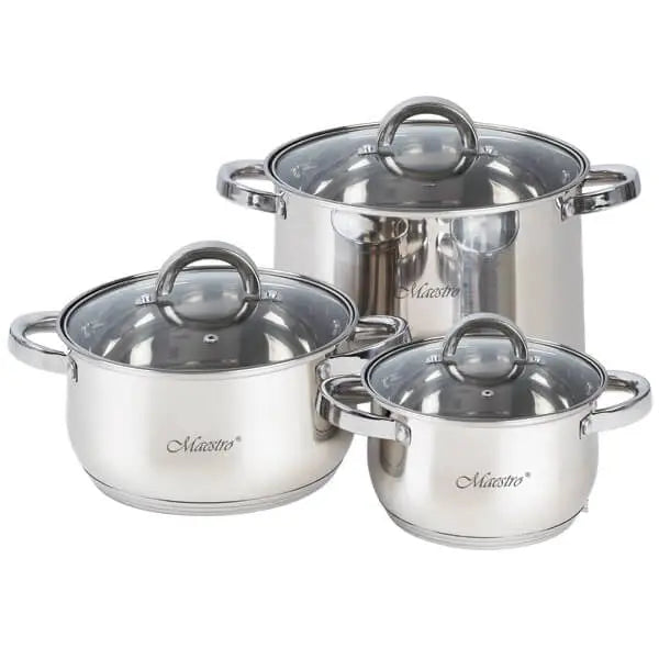 Maestro MR-2120-6L A set of pots of 6 elements - Non-electric pots / pansAGD-GAR<<<Home Appliance