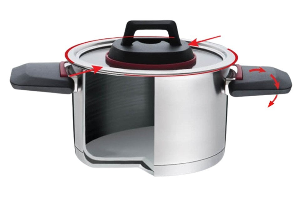 Maestro MR-3530-6 Pots set with folding handles 6 pieces - Non-electric pots / pansAGD-GAR<<<Home Appliance