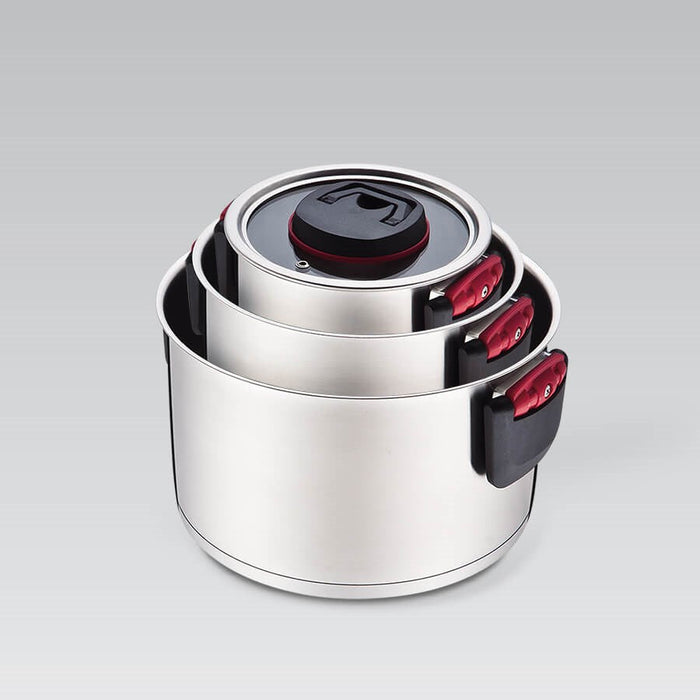 Maestro MR-3530-6 Pots set with folding handles 6 pieces - Non-electric pots / pansAGD-GAR<<<Home Appliance