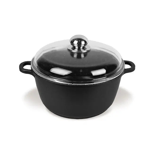 Maestro MR-4628C Pot with lid 28 cm 5,8 l Black - Non-electric pots / pansAGD-GAR<<<Home Appliance