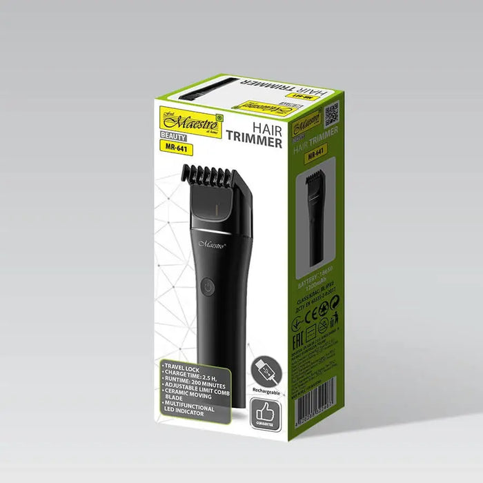 MAESTRO MR-641 USB hair trimmer - Hair clippersAGD-STR<<<Home Appliance - ProductsAGD<<<ActionPL