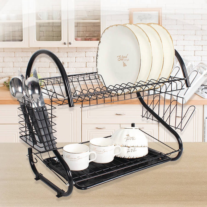 Dish drying rack 53 cm MR-1025-53-BLACK Maestro