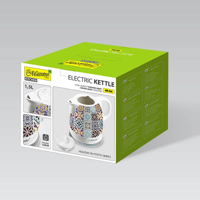 MAESTRO MR-066-PORTO Ceramic electric kettle