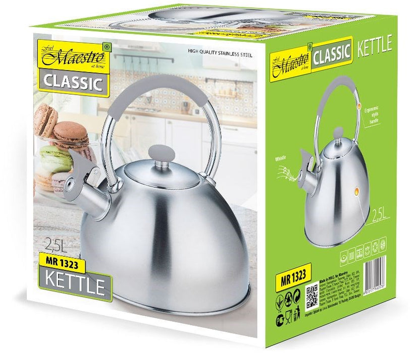 Kettle MAESTRO MR-1323 stainless steel 2.5 l