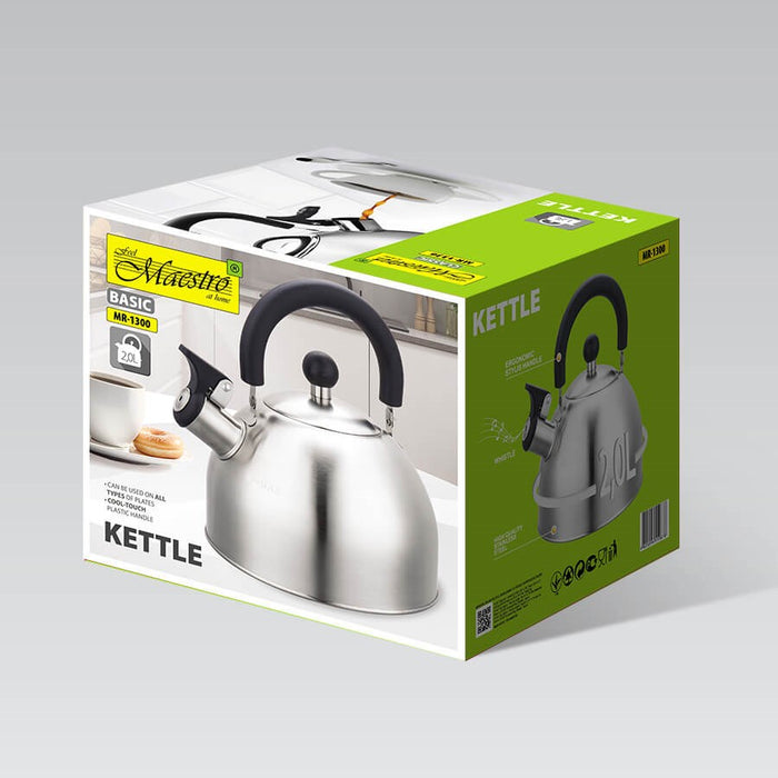 Maestro MR-1300 kettle 2 L Silver