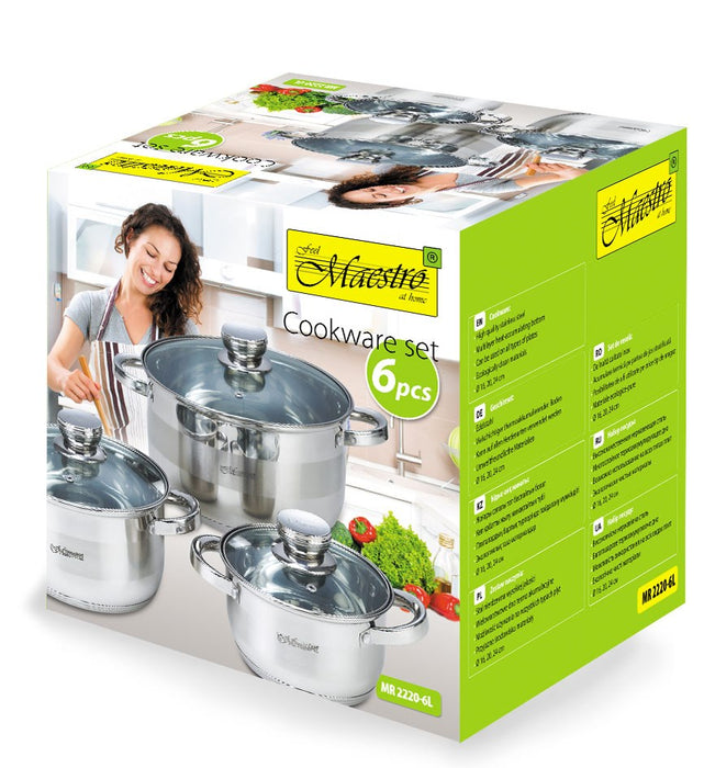 Maestro MR-2220-6L A set of pots of 6 elements