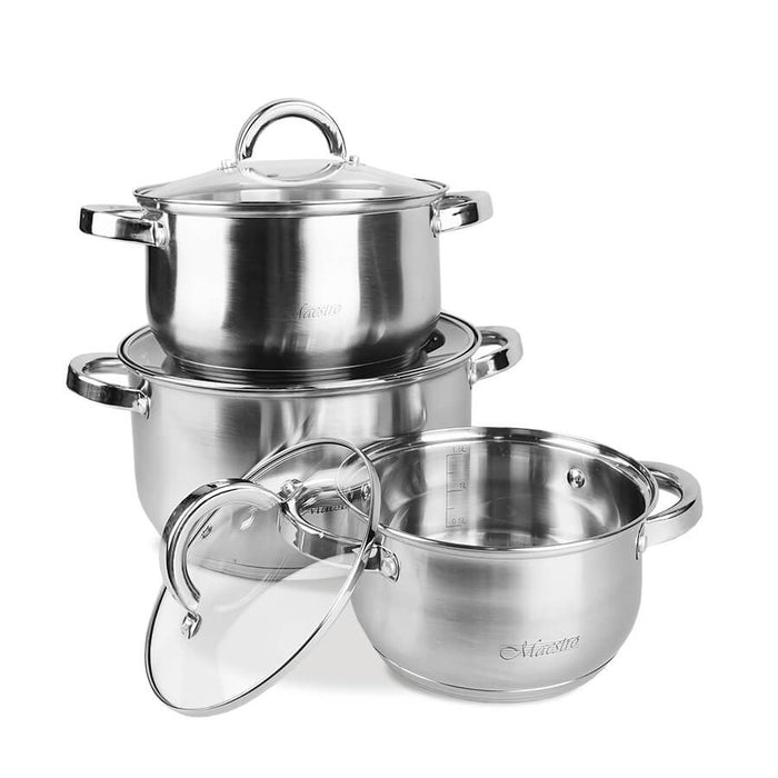 Maestro MR-2120-6L A set of pots of 6 elements