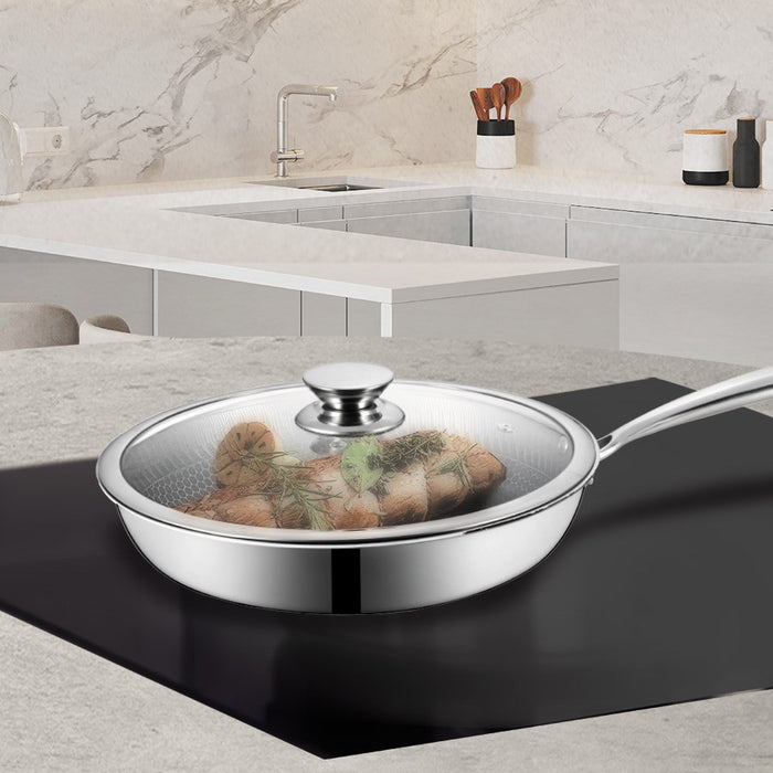 Frying pan with lid MAESTRO MR-1216 24 cm (MR-1216-24)