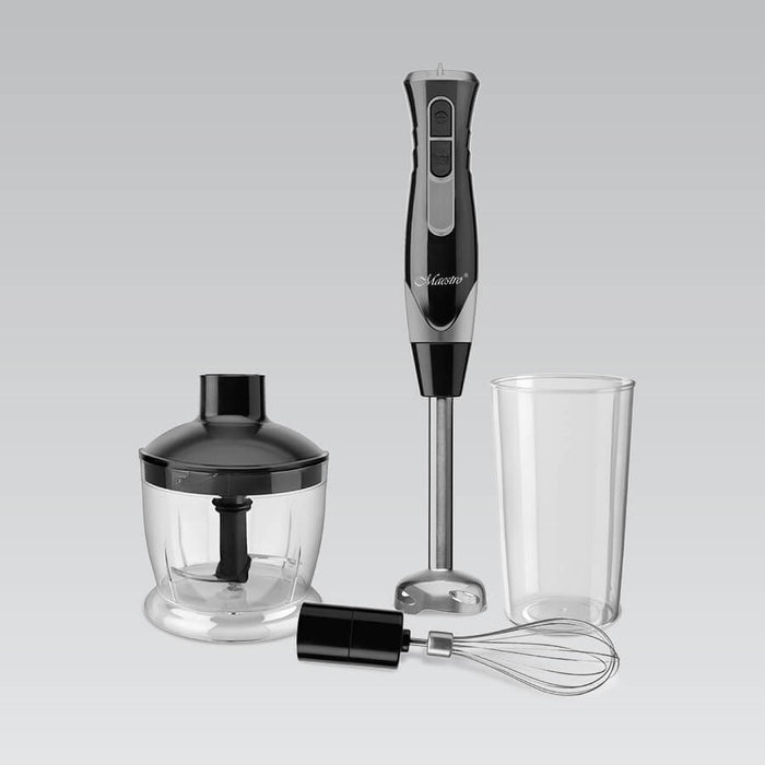 Hand blender Maestro MR-566 3-in-1 set 500 W Black
