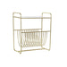 Magazine rack DKD Home Decor Mirror Golden Metal (76 x 35 x 83 cm) - Декорация и Осветление<<<Дом