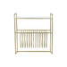 Magazine rack DKD Home Decor Mirror Golden Metal (76 x 35 x 83 cm) - Декорация и Осветление<<<Дом