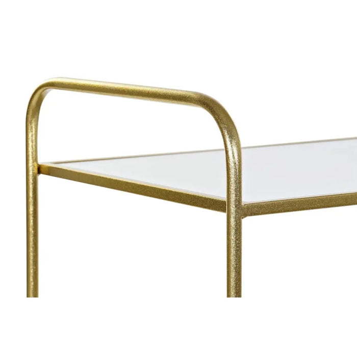 Magazine rack DKD Home Decor Mirror Golden Metal (76 x 35 x 83 cm) - Декорация и Осветление<<<Дом