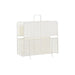 Magazine rack DKD Home Decor White Natural Metal wicker Boho 36,5 x 15 x 41 cm - Декорация и Осветление<<<Дом