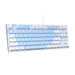 MageGee MK-STAR wired keyboard (white and blue) - Wired<<<Keyboards<<<Gaming<<<InnproXML