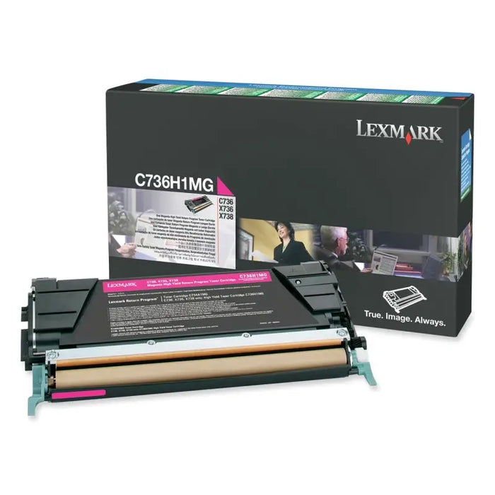 Magenta High Yield Toner Cartridge,10,000 pages,C736dn / C736dtn / C736n / X736de / X738de / X738dte Return Programme