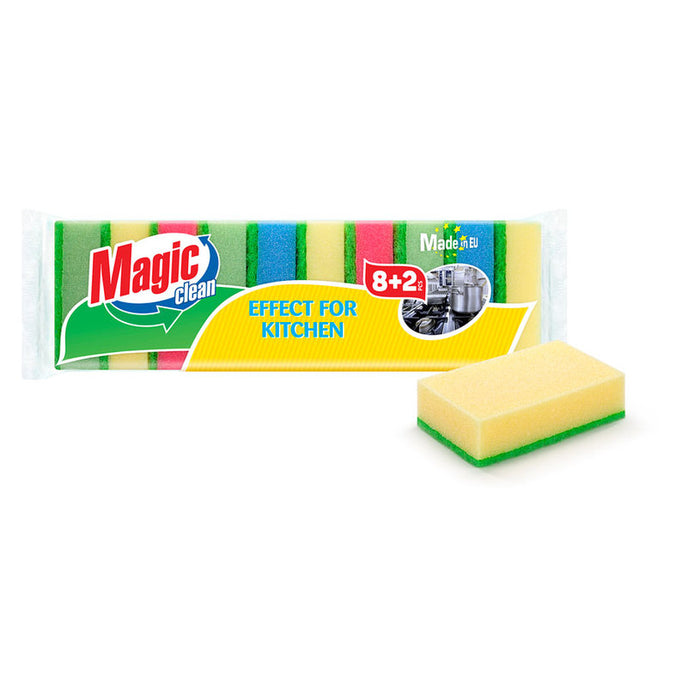 HOUSEHOLD SPONGE 10PCS MAGIC CLEAN