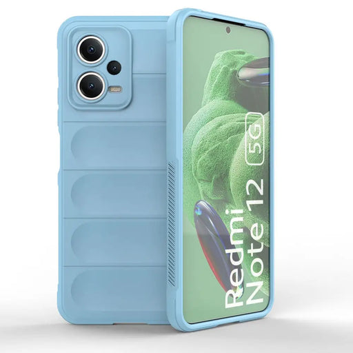 Magic Shield Case Cover for Xiaomi Redmi Note 12 5G / Poco X5 5G Flexible Armor Cover Light Blue - Cell phone cases