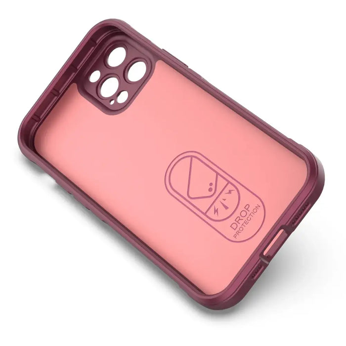 Magic Shield Case for iPhone 12 Pro flexible armored burgundy cover - Cell phone cases and covers<<<HurtelXML