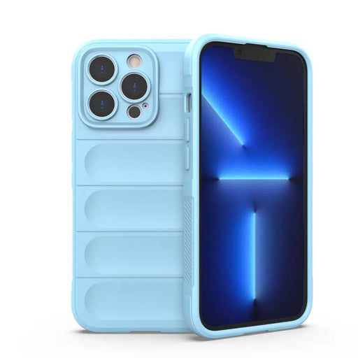 Magic Shield Case for iPhone 13 Pro Max flexible armored cover light blue - Cell phone cases and covers<<<HurtelXML