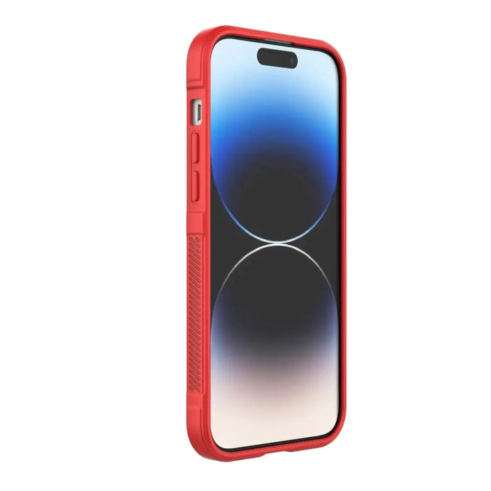 Magic Shield Case case for iPhone 14 Pro Max elastic armored case in burgundy - Cell phone cases and covers<<<HurtelXML