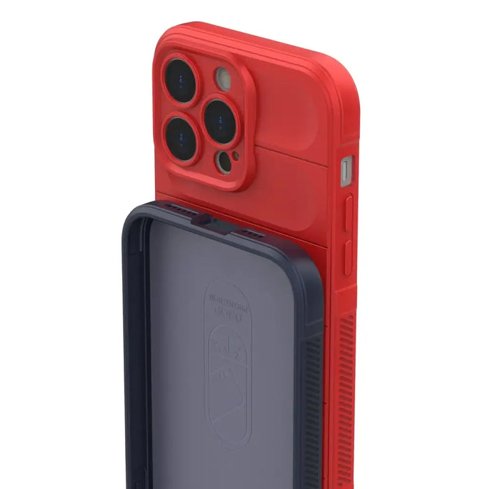 Magic Shield Case case for iPhone 14 Pro Max elastic armored case in burgundy - Cell phone cases and covers<<<HurtelXML