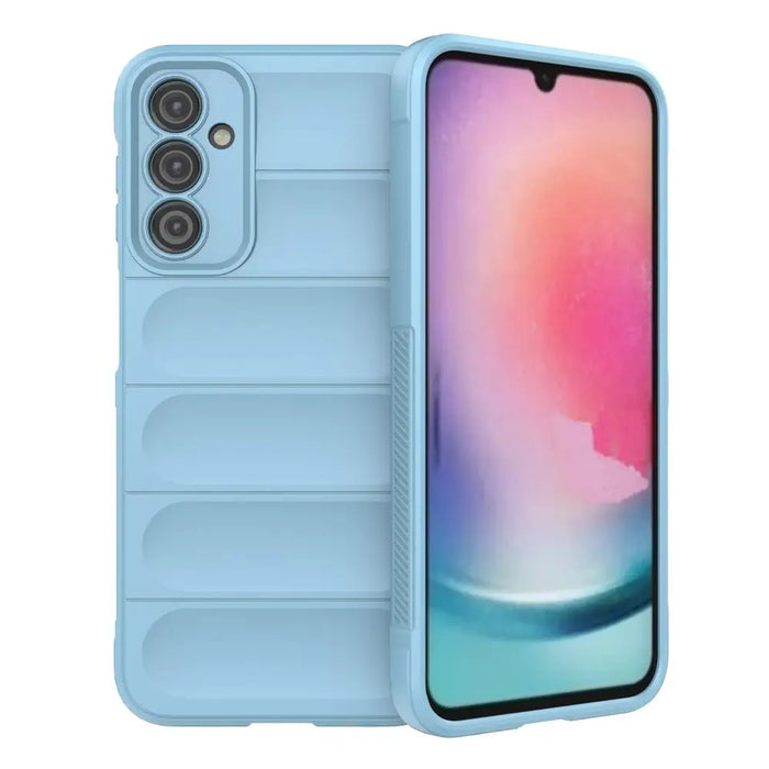 Magic Shield Case for Samsung Galaxy A24 4G flexible armored cover light blue - Cell phone cases and covers<<<HurtelXML