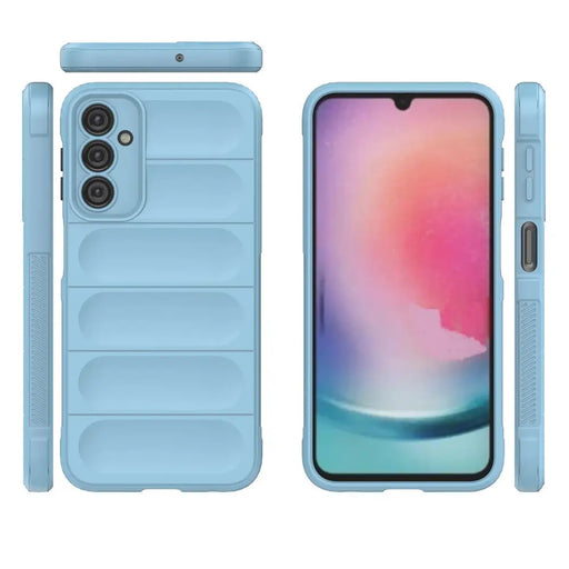 Magic Shield Case for Samsung Galaxy A24 4G flexible armored cover light blue - Cell phone cases and covers<<<HurtelXML
