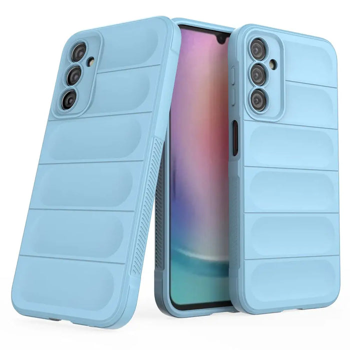 Magic Shield Case for Samsung Galaxy A24 4G flexible armored cover light blue - Cell phone cases and covers<<<HurtelXML