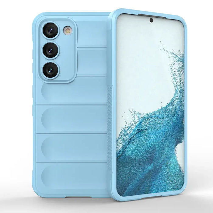 Magic Shield Case for Samsung Galaxy S23+ flexible armored cover light blue - Cell phone cases and covers<<<HurtelXML