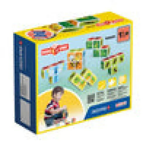 Magicube Printed Insects magnetic blocks + cards 7 pieces GEOMAG GEO-121 - Blocks and construction