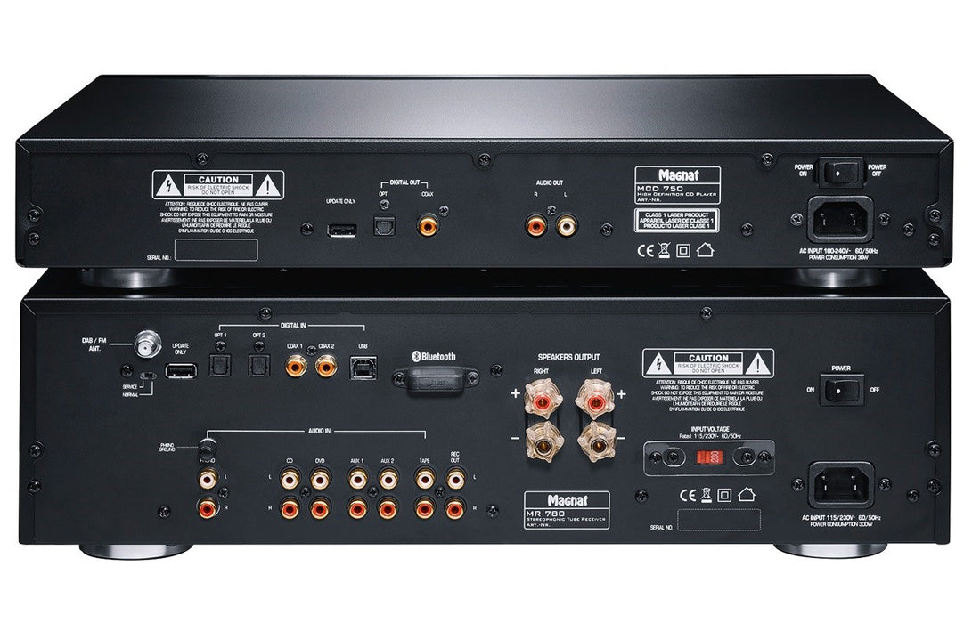 MAGNAT MR 780 Hybrid Stereo amplifier Black