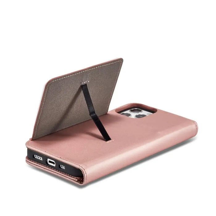 Magnet Card Case for iPhone 12 Pouch Card Wallet Card Stand Pink - Cell phone cases and covers<<<HurtelXML