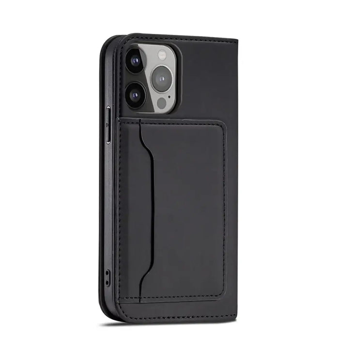 Magnet Card Case for iPhone 13 mini cover card wallet card stand black - Cell phone cases and covers<<<HurtelXML