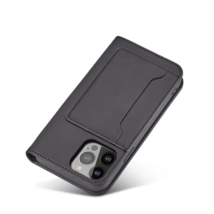 Magnet Card Case for iPhone 13 mini cover card wallet card stand black - Cell phone cases and covers<<<HurtelXML
