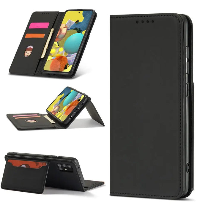 Magnet Card Case Case for Samsung Galaxy A13 5G Pouch Wallet Card Holder Black - Cell phone cases and covers<<<HurtelXML