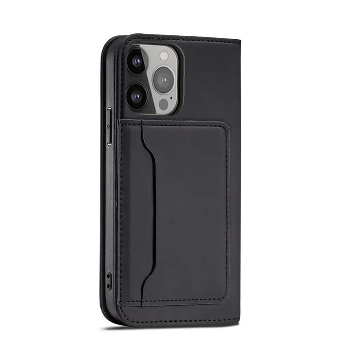 Magnet Card Case for Samsung Galaxy A23 5G cover with flip wallet stand black - Cell phone cases and covers<<<HurtelXML
