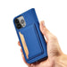 Magnet Card Case Case for Samsung Galaxy S22 Ultra Cover Card Wallet Card Holder Blue - Cell phone cases