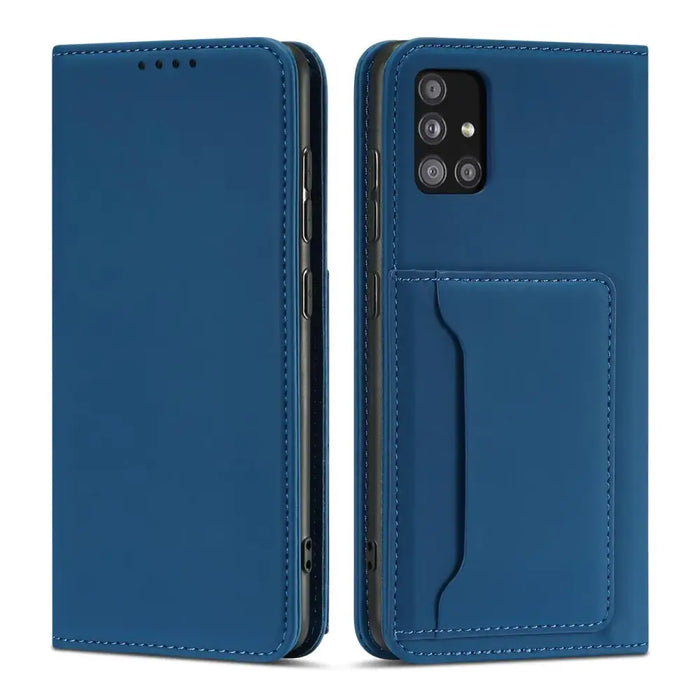 Magnet Card Case Case for Xiaomi Redmi Note 11 Pouch Card Wallet Card Holder Blue - Cell phone cases