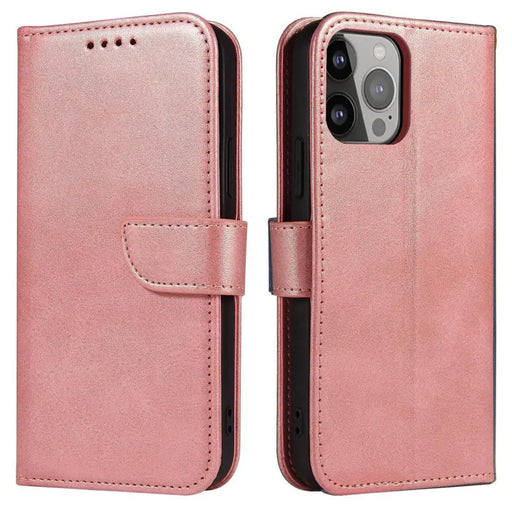 Magnet Case Cover for Xiaomi Redmi Note 12 Cover with Flip Wallet Stand Pink - Cell phone cases and covers<<<HurtelXML