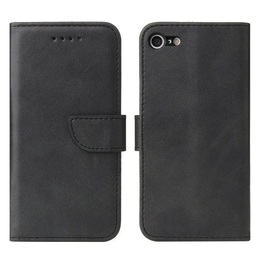 Magnet Case Elegant Case Cover Flip Cover iPhone SE 2022 / SE 2020 / iPhone 8 / iPhone 7 Black - Cell phone cases