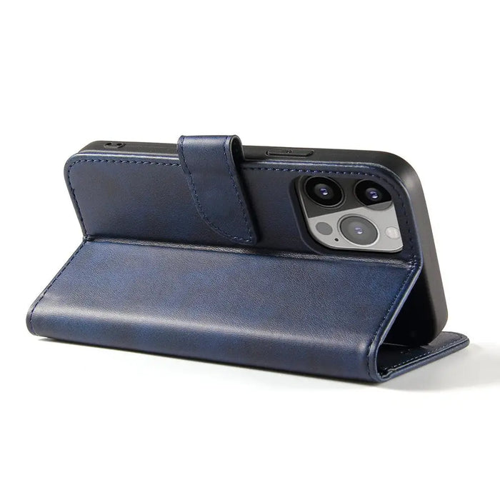 Magnet Case case for iPhone 14 Pro Max flip cover wallet stand blue - Cell phone cases and covers<<<HurtelXML