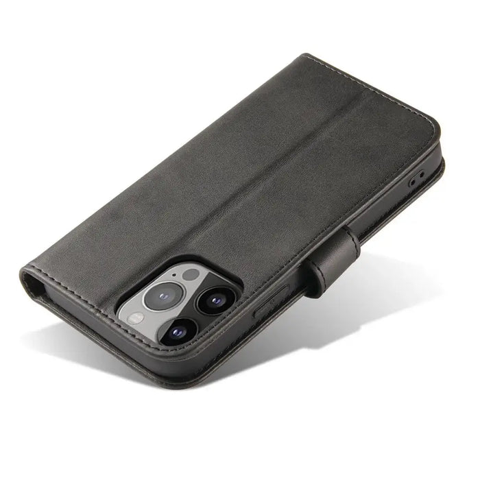 Magnet Case case for Xiaomi 12T Pro / Xiaomi 12T cover with flip wallet stand black - Cell phone cases