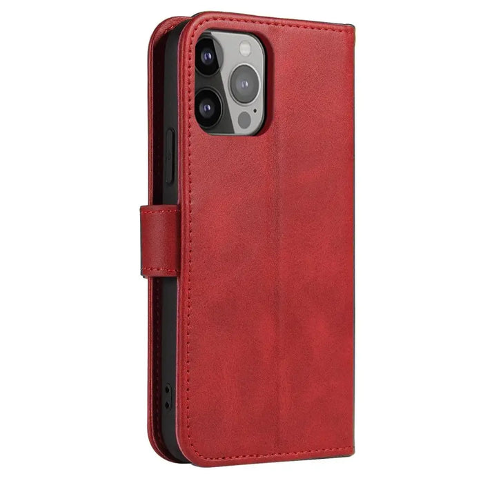 Magnet Case with flap for Samsung Galaxy S24 FE - red - Cell phone cases and covers<<<HurtelXML