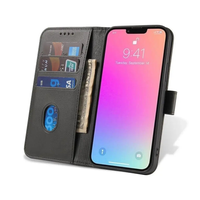 Magnet Case with Flip for Samsung Galaxy A26 - Black - Cell phone cases and covers<<<HurtelXML